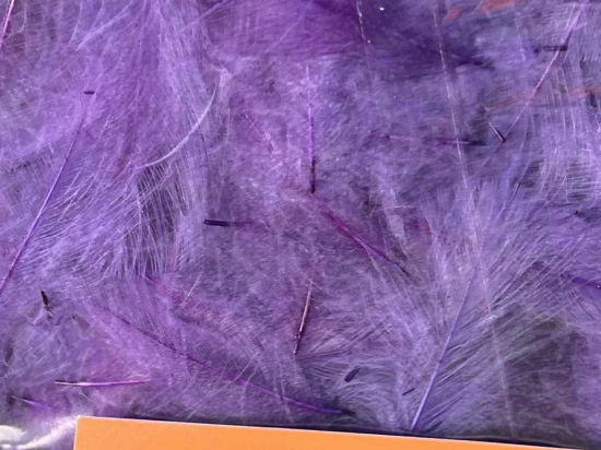 Plumes de CDC Ultra Sélectionnées JUMBO XXL - Violine